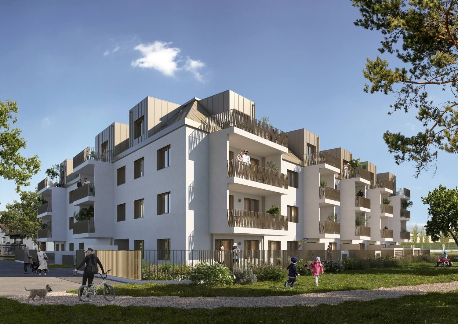 Wohnprojekt Stammersdorf verspricht „Goldene Zeiten“ © VI-Engineers/Bagienski